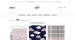 Desktop Screenshot of loiseaufabrics.com