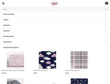 Tablet Screenshot of loiseaufabrics.com